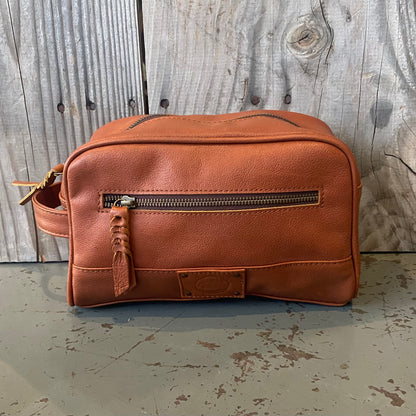 A Bit Bigger Leather Toiletry Bag / Wash Bag