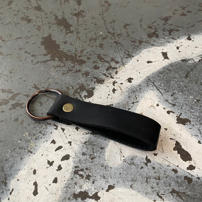 Slender Leather Keyring