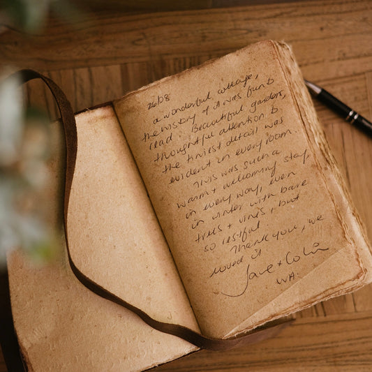 Handmade Paper Bound Leather Journal A5 & A4