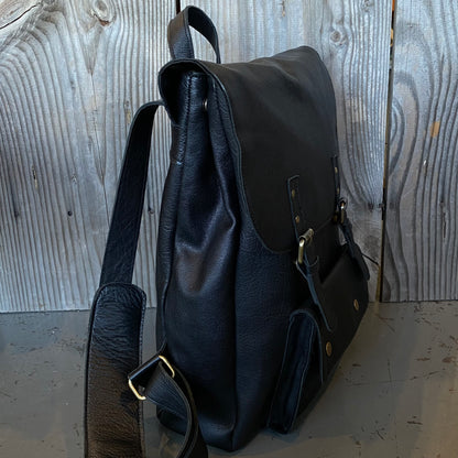 Traditional Leather Backpack