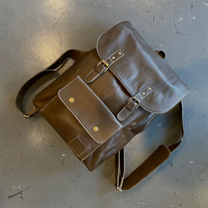 Traditional Leather Backpack