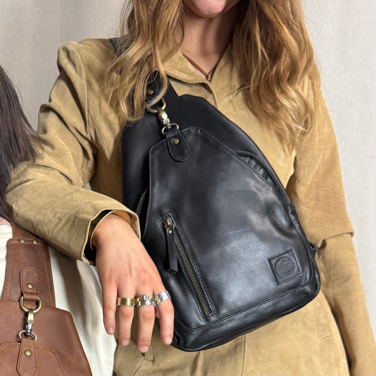 Leather Sling Bag