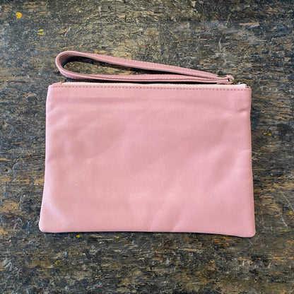 Leather Phone Clutch With Wrist Strap