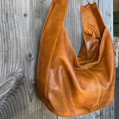 Large Leather Slouch / Overnighter