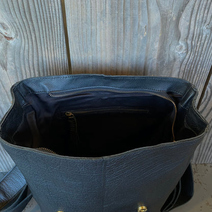 Traditional Leather Backpack