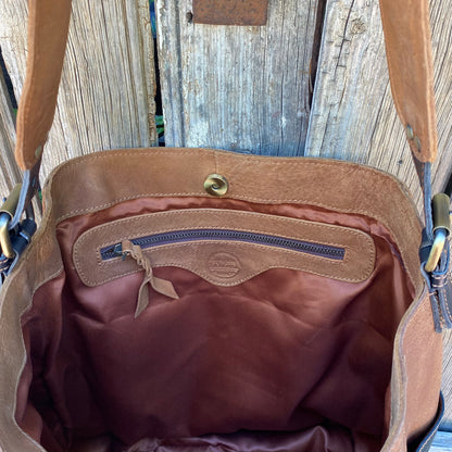 A Four Pocket Leather Tote
