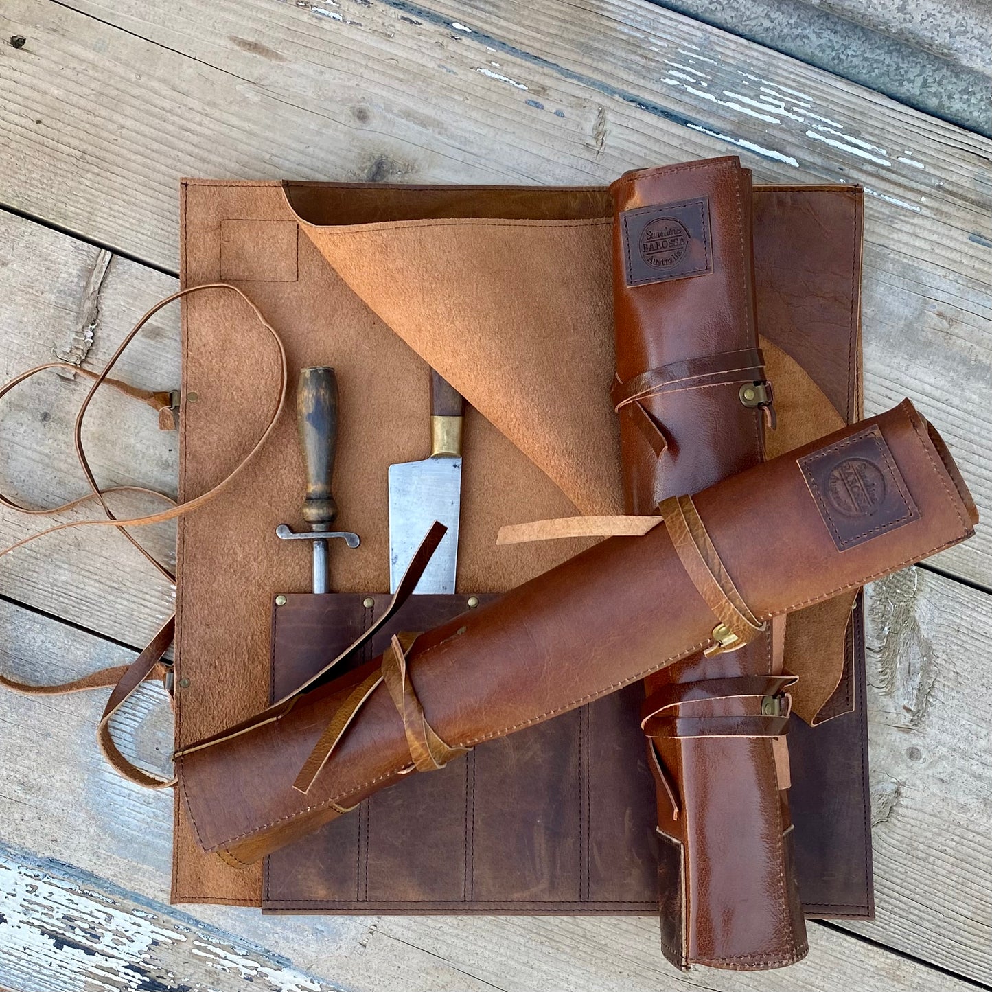 Leather Knife Roll