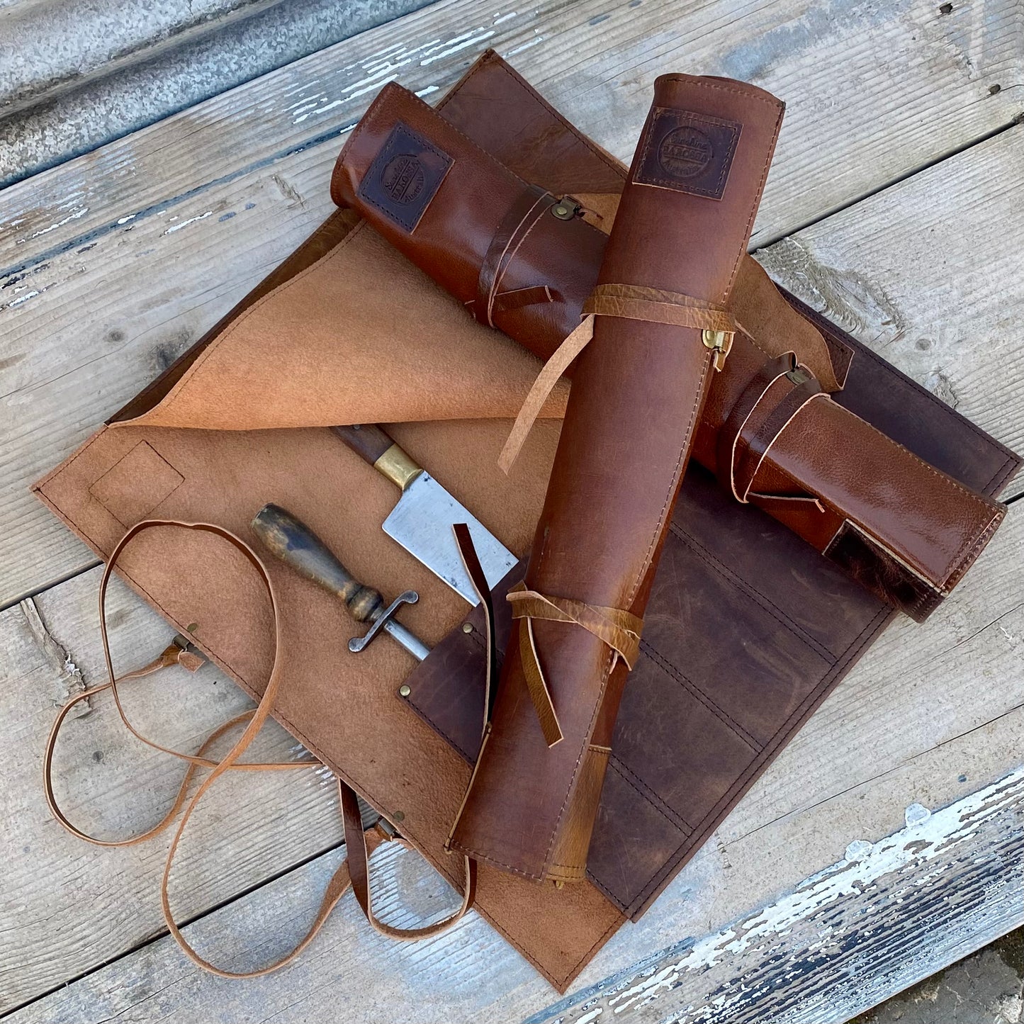 Leather Knife Roll