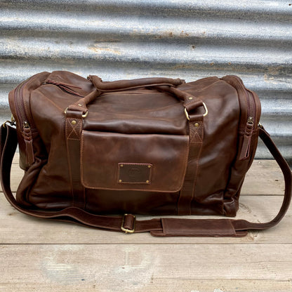 Soft Leather Travel / Duffle / Sports Bag