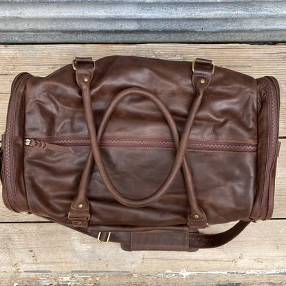 Soft Leather Travel / Duffle / Sports Bag