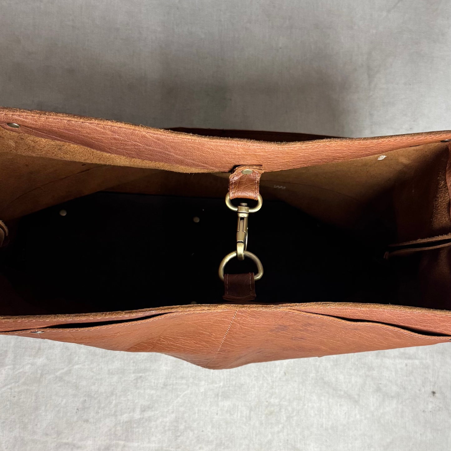 The Big Soft Vintage Tan Slouch/Tote