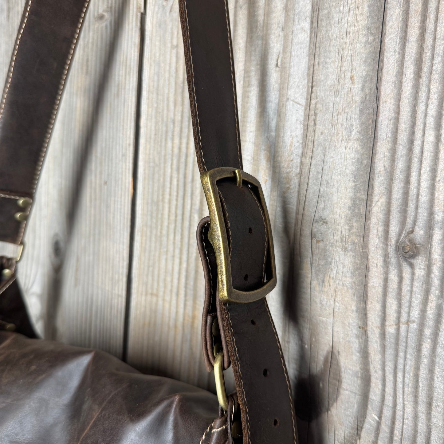 The Large Soft Vintage Chocolate Slouch