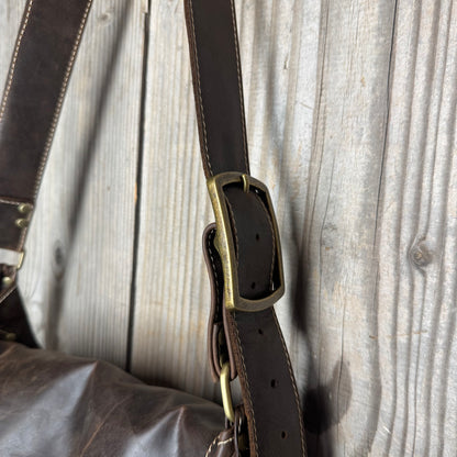 The Large Soft Vintage Chocolate Slouch