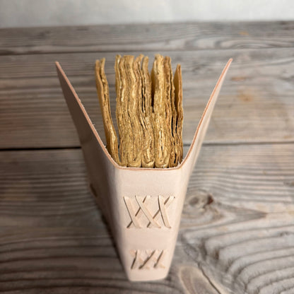 Handmade Paper Bound Leather Journal A5 & A4