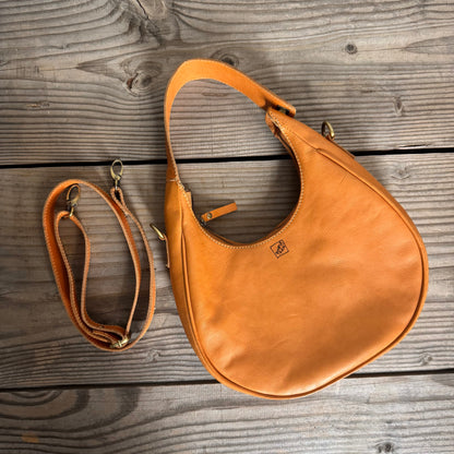 Simple Raw Shoulder Handbag