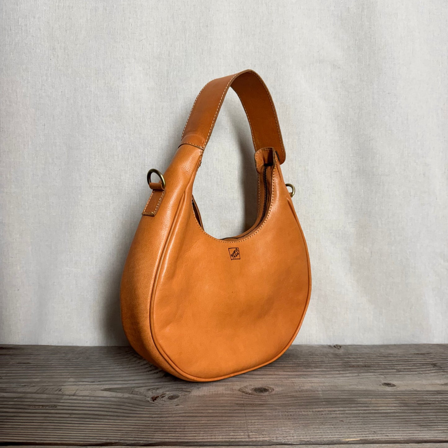 Simple Raw Shoulder Handbag