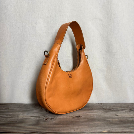 Simple Raw Shoulder Handbag