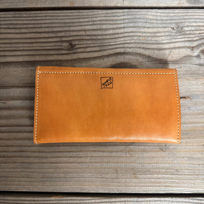 Simple Raw Tri-Fold Purse