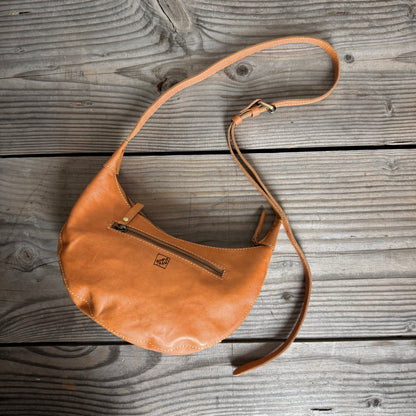 Simple Raw Sling Handbag