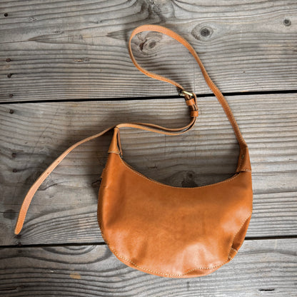Simple Raw Sling Handbag