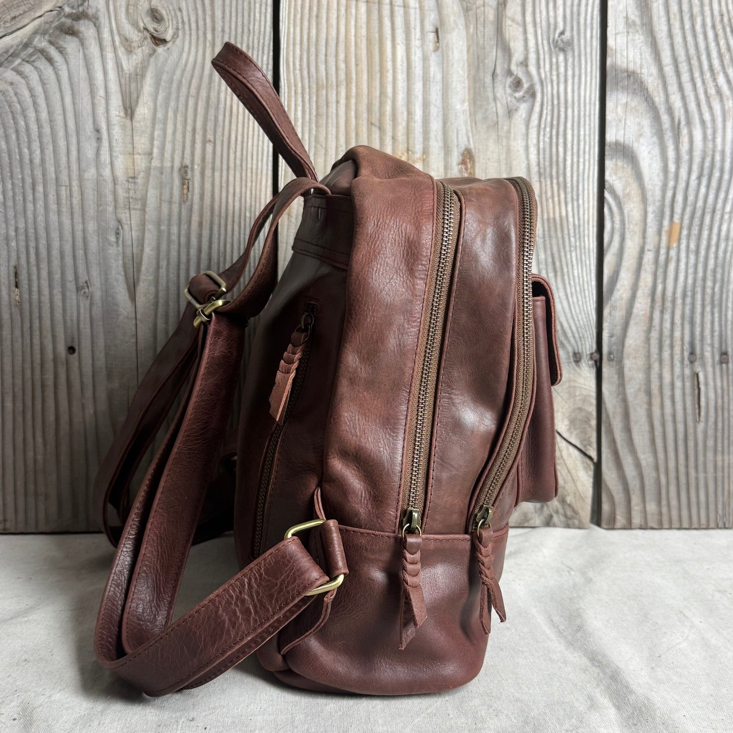 Classic Leather Backpack