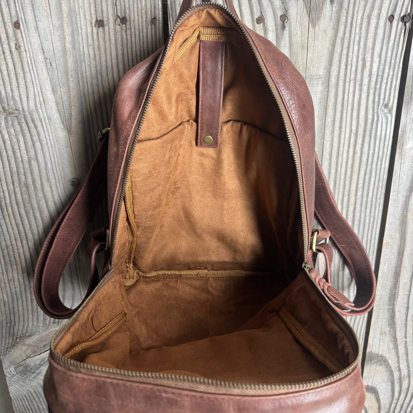 Classic Leather Backpack