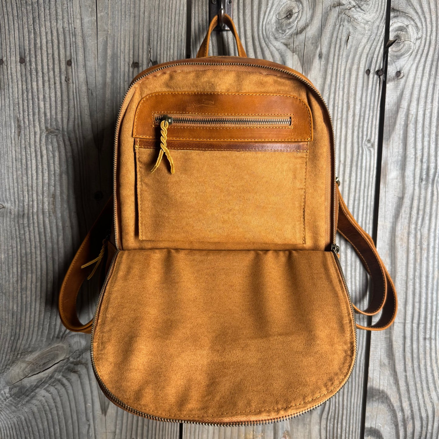 Classic Leather Backpack
