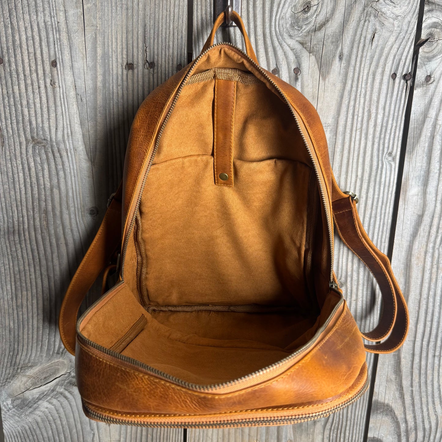 Classic Leather Backpack