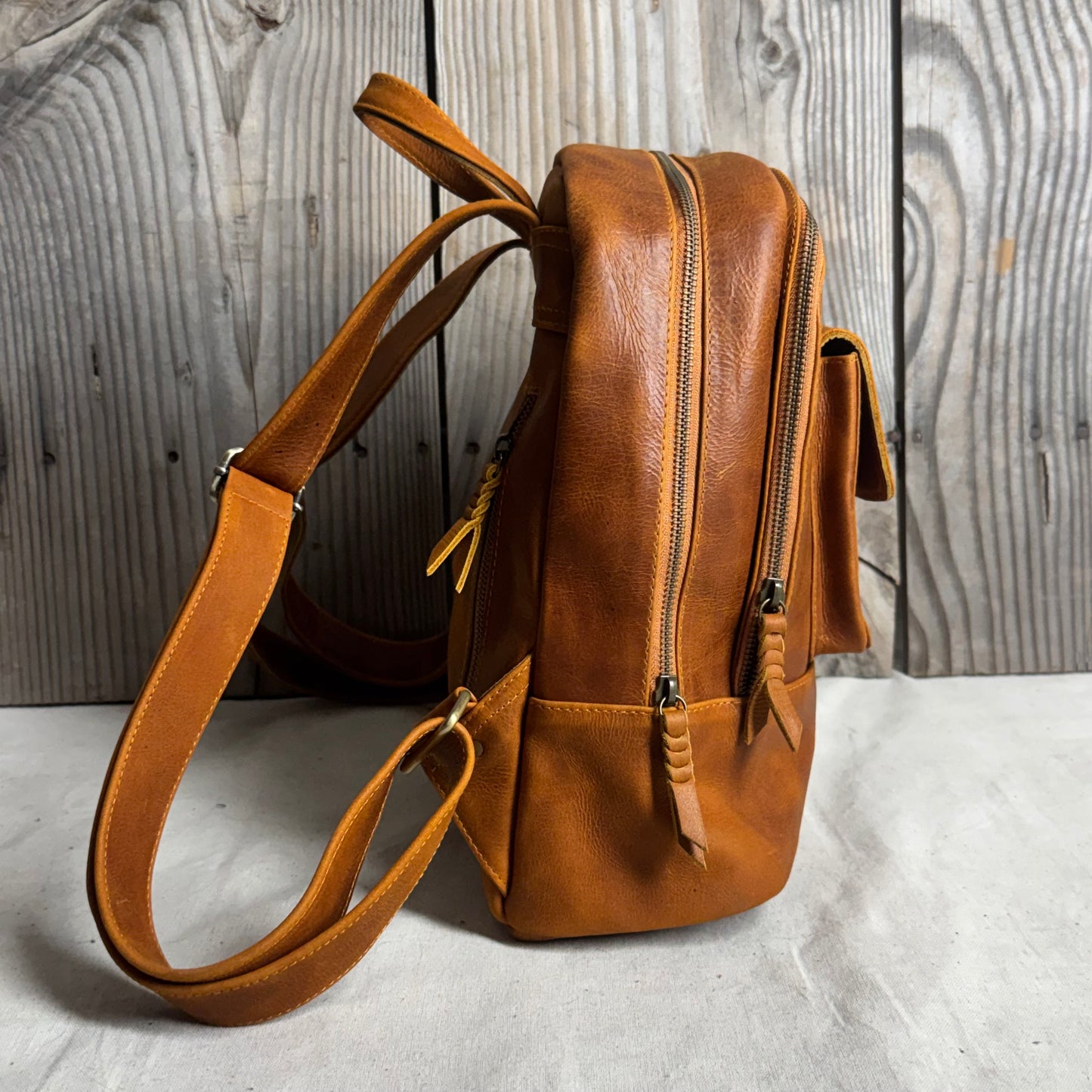 Classic Leather Backpack