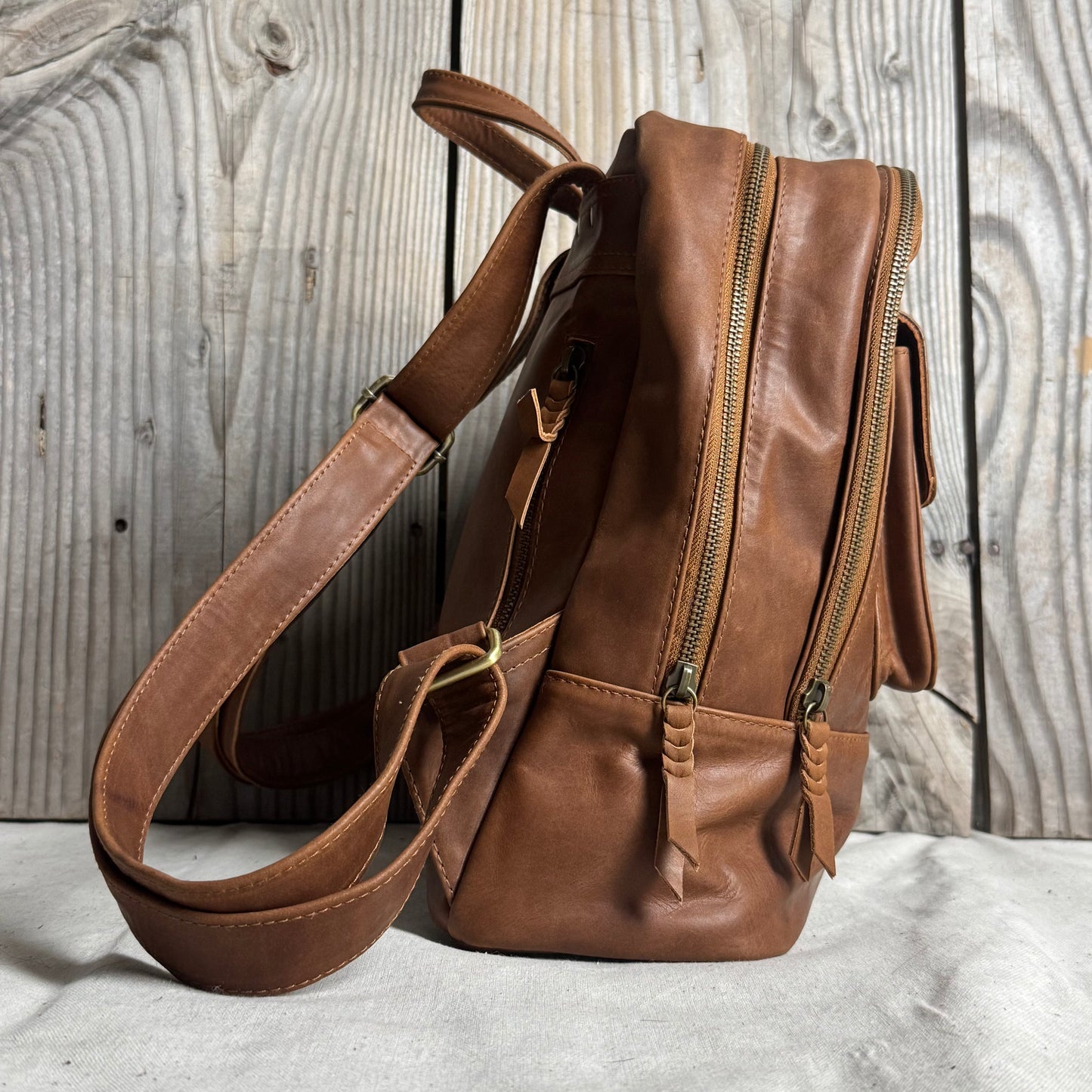 Classic Leather Backpack