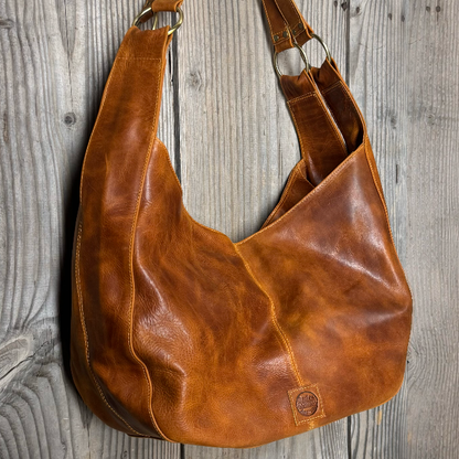 Large Leather Slouch / Overnighter