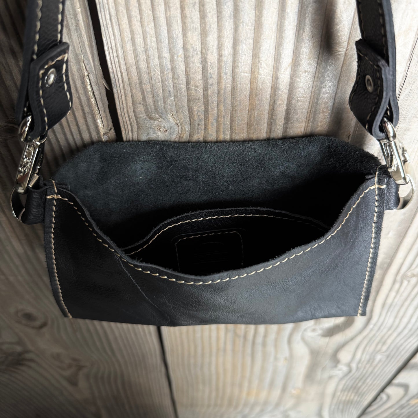 Raw Soft Clutch With Strap