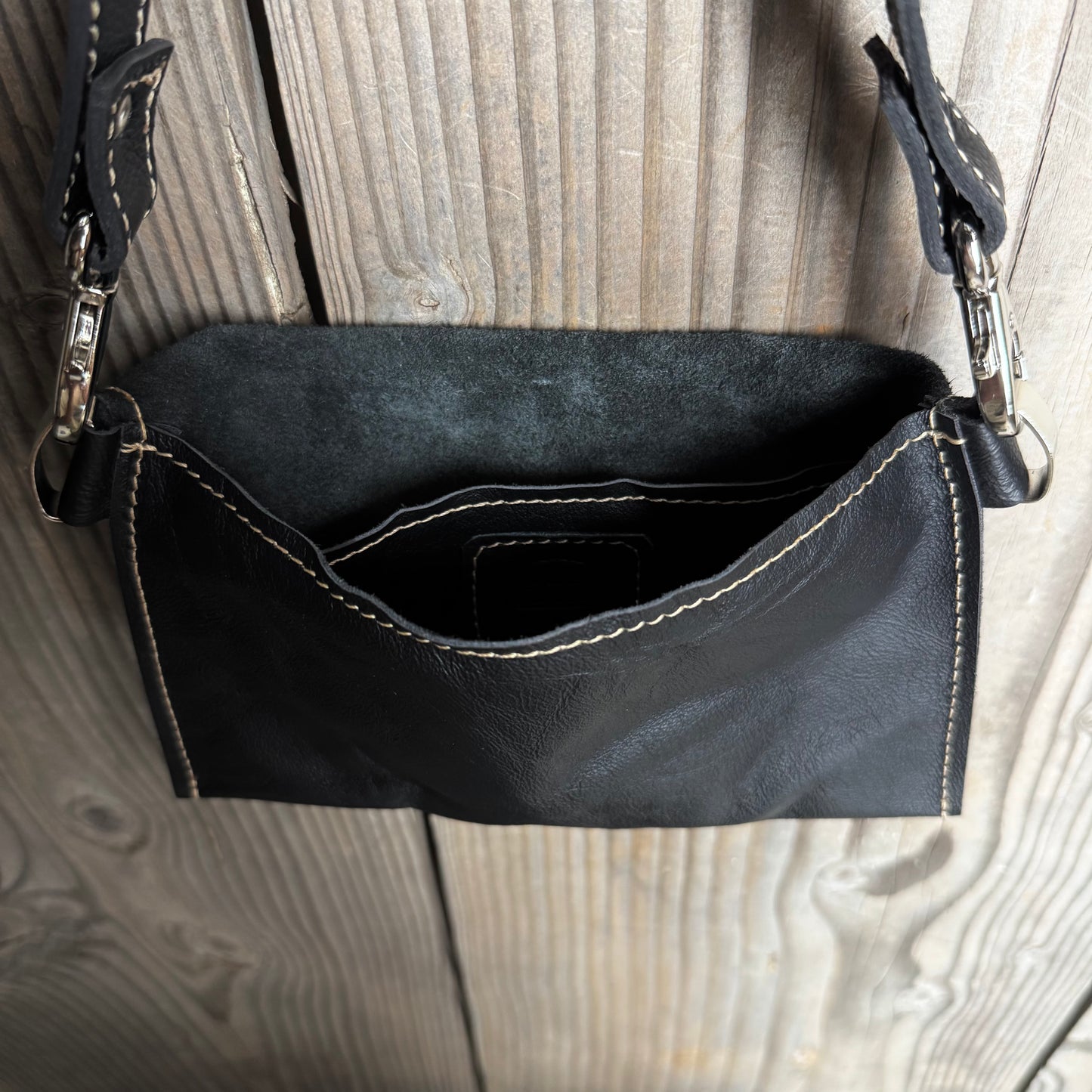 Raw Soft Clutch With Strap