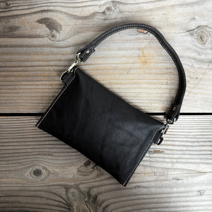 Raw Soft Clutch With Strap