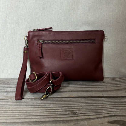 Plain Leather Clutch
