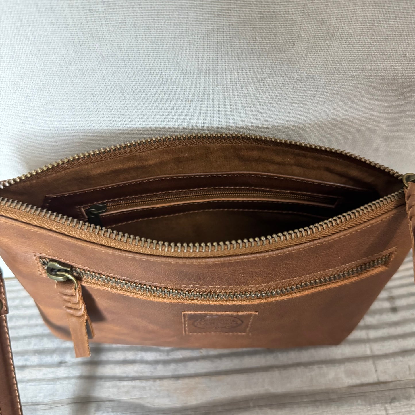 Plain Leather Clutch