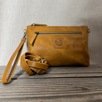 Plain Leather Clutch