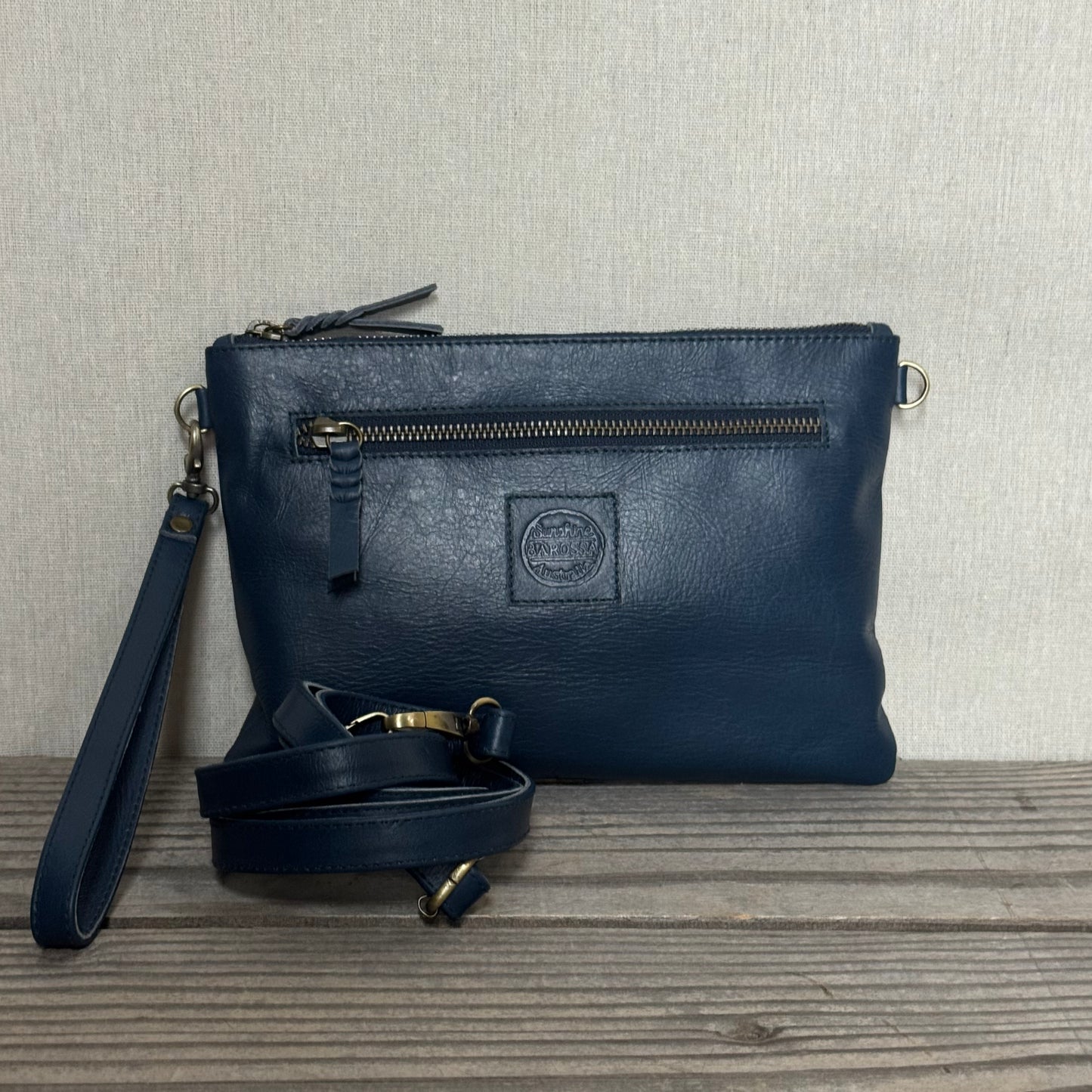 Plain Leather Clutch