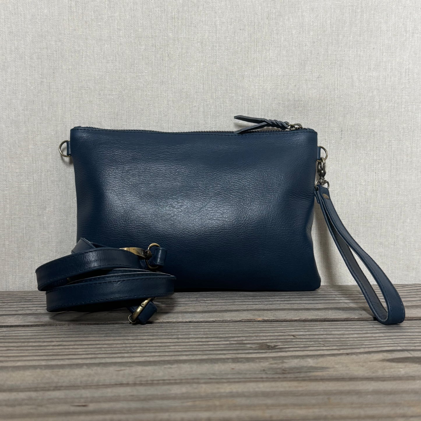 Plain Leather Clutch