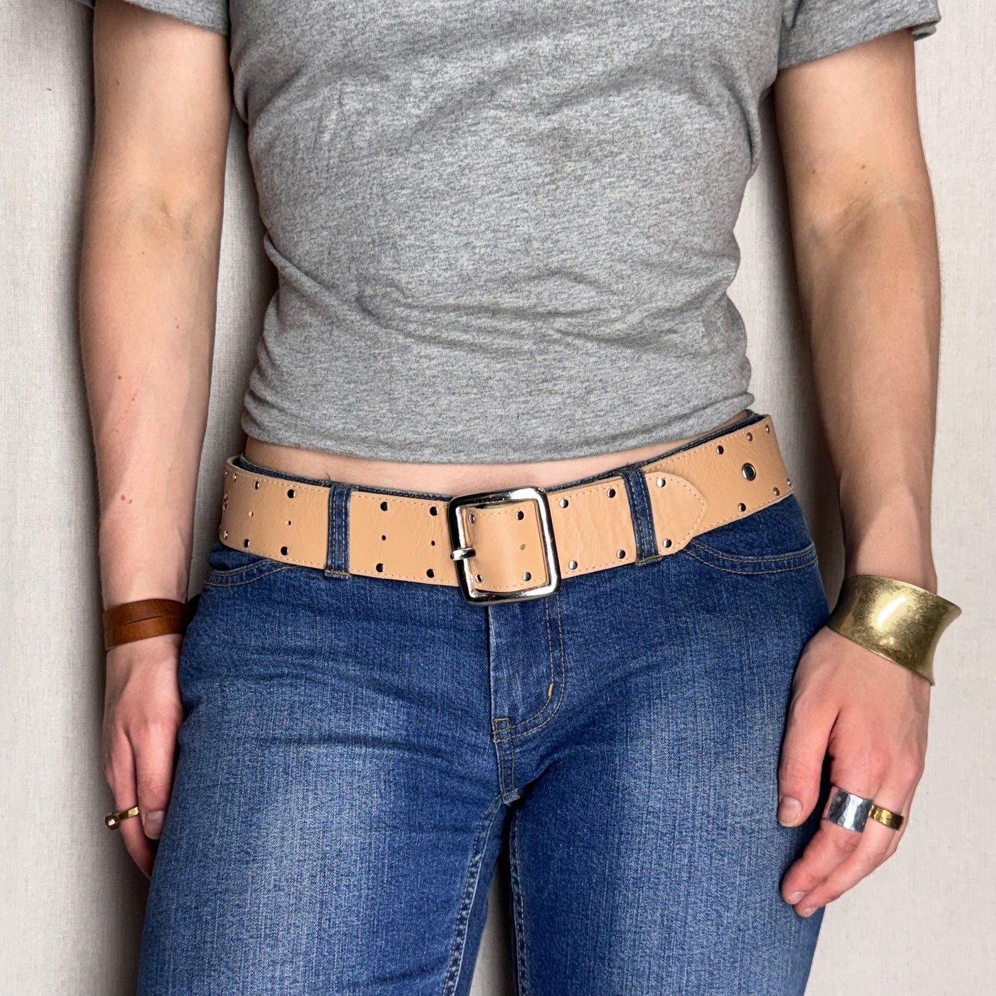 Studded Leather Belts