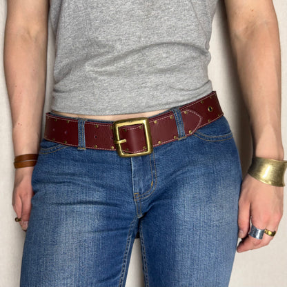 Studded Leather Belts