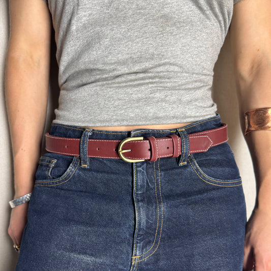 Slim Leather Belts
