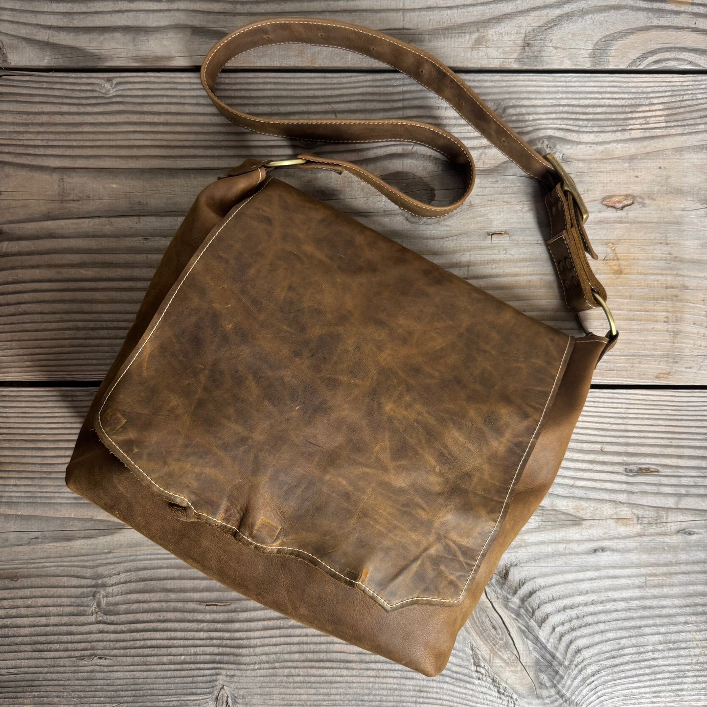 The Large Soft Rustic Brown Slouch