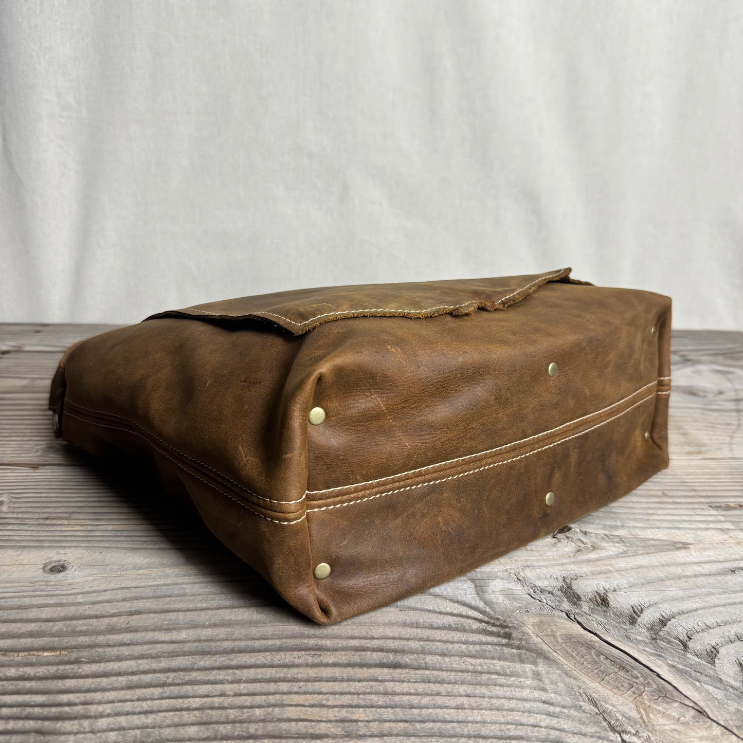 The Large Soft Rustic Brown Slouch