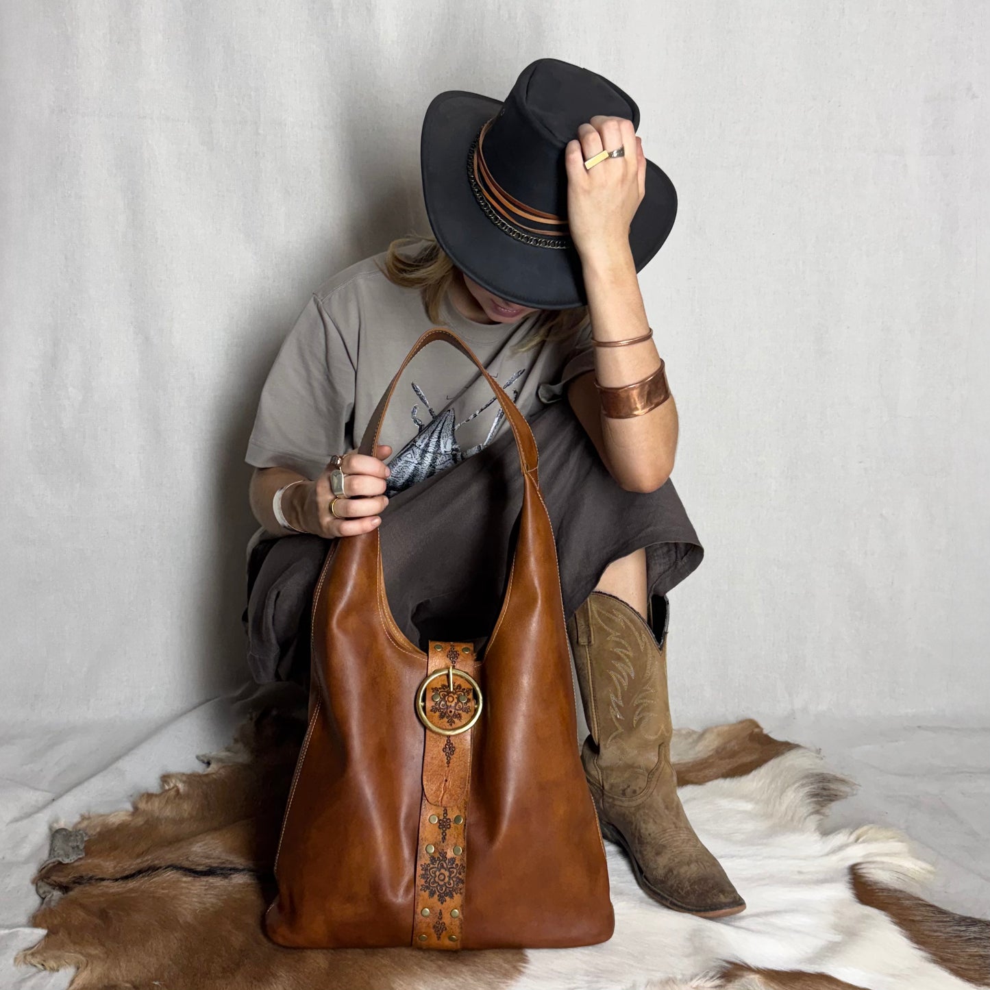 The Western Caramel Slouch