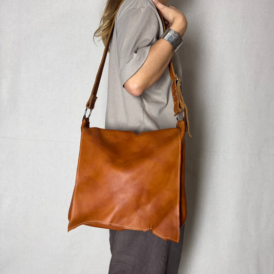 The Big Soft Argentinian Leather Slouch