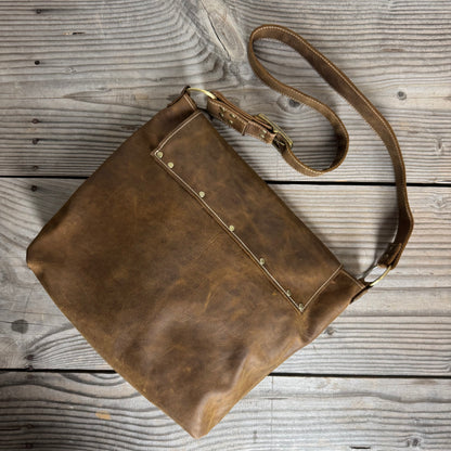 The Large Soft Rustic Brown Slouch