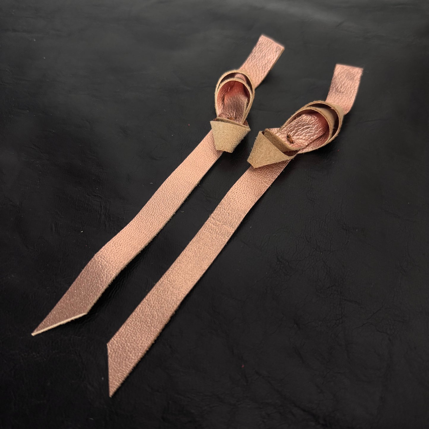 Coloured Leather Earrings