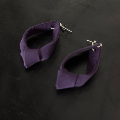 Coloured Leather Earrings
