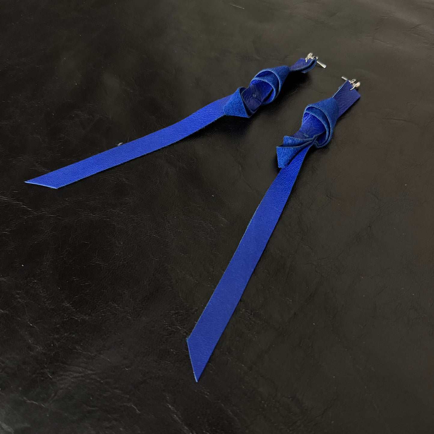 Coloured Leather Earrings